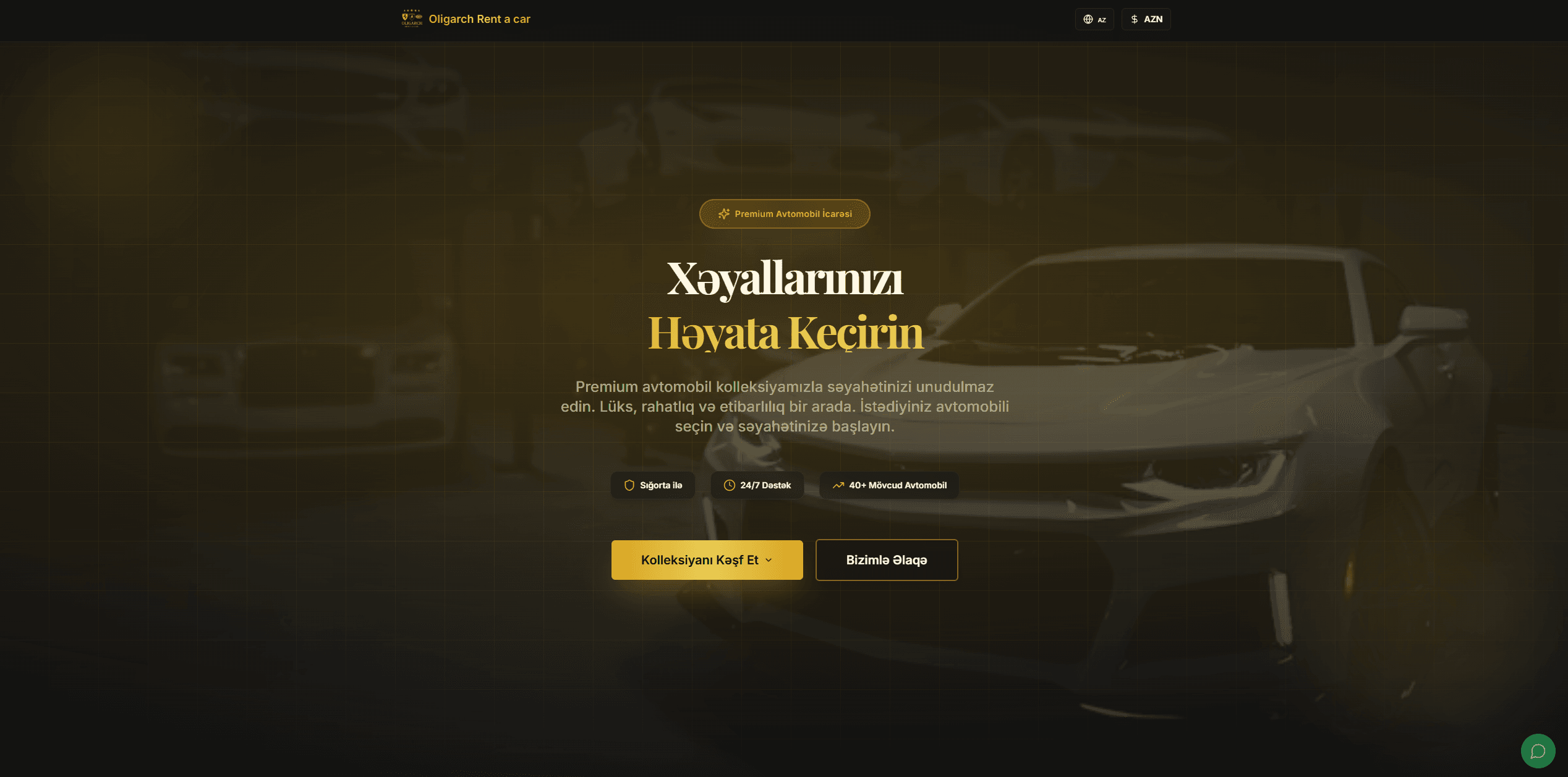 Oligarch Rent a Car — layihə screenshot