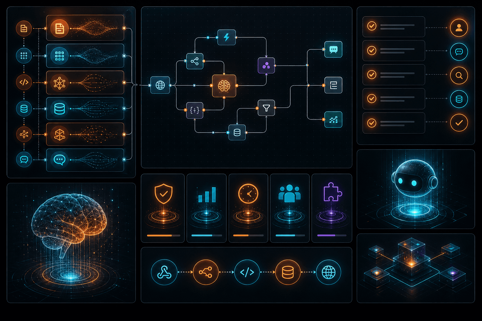 AI avtomatlaşdırma — scope və deliverables vizualı